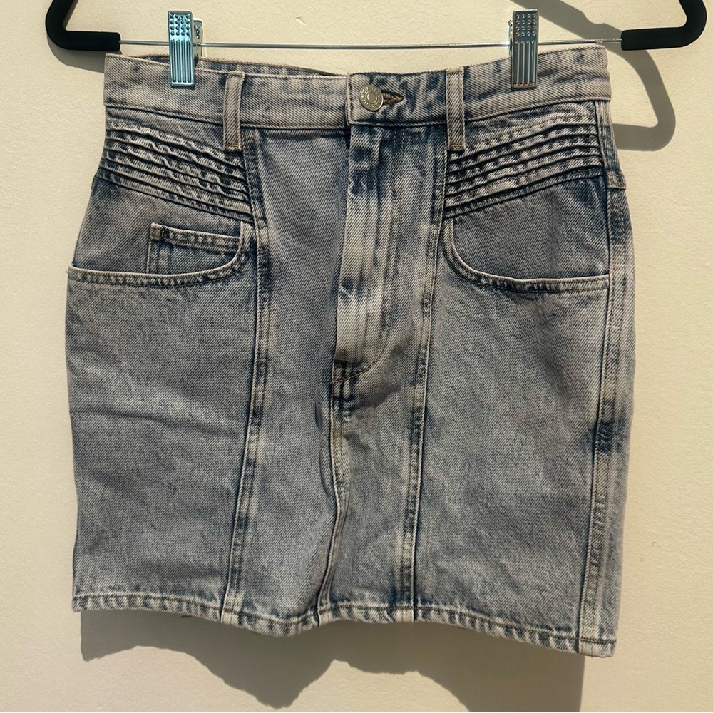 NWT Isabel Marat Etoile Denim Mini Skirt